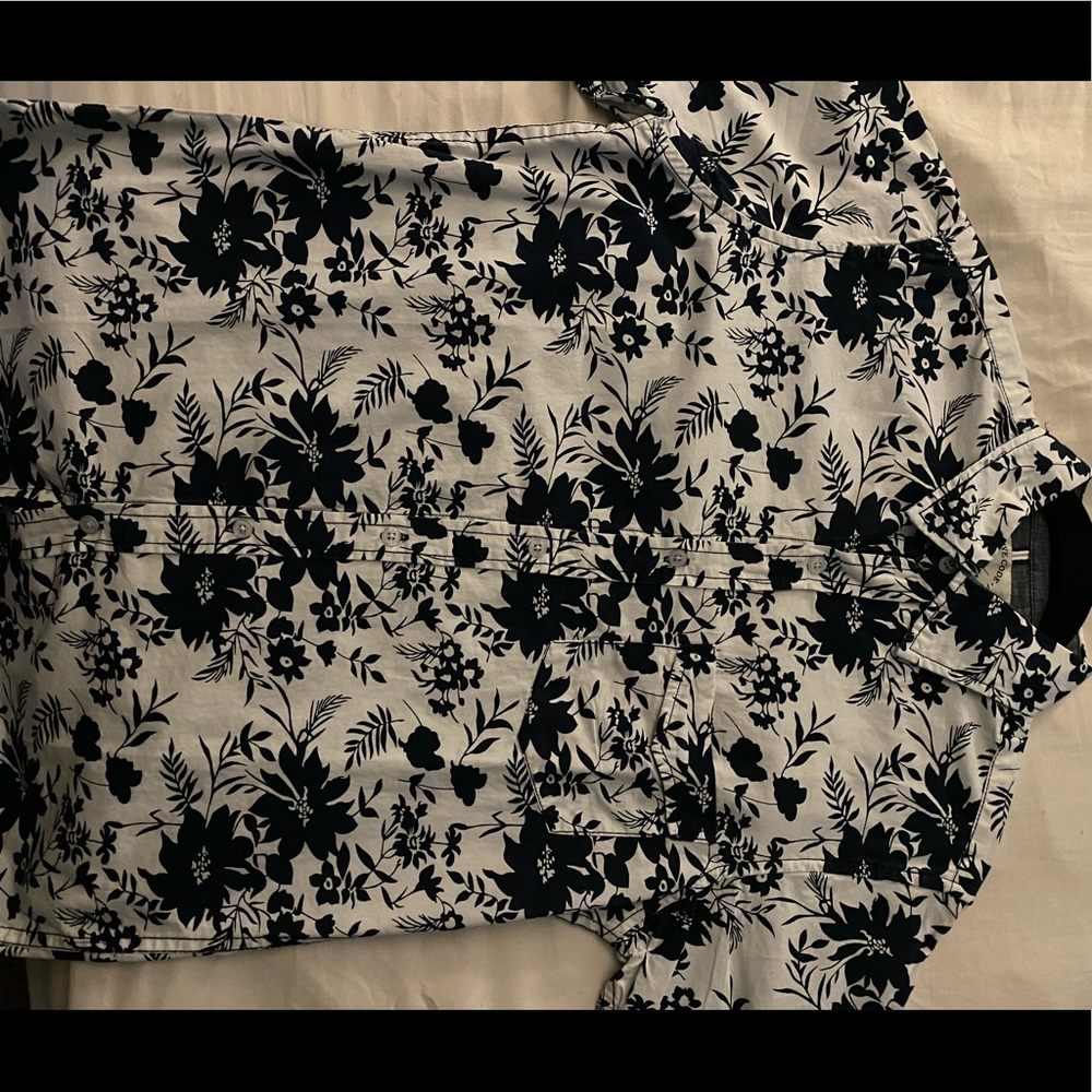 Men’s floral button down
